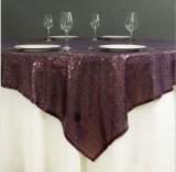 Home Decoration Sequin Tablecloth for Wedding Beautiful Sequin Table Overlay