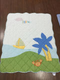 Hawaii Style Quilt for Baby Unisex with Lovely Applique