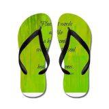 Forest Green Fashion Flip-Flops Summer Slippers