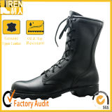 2017 Newest Full Leather Black Military Combat Boots