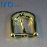 Gold Shinning Zinc Alloy Belt Buckles & Belt Accessories with Pin and Clip
