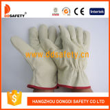 Ddsafety 2017 Pig Grain Leather Lining Safety Working Driver Glove