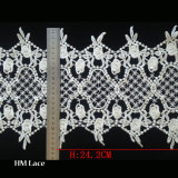 Embroidery Knit Lace Trim, off White Lace Border with Latest Style