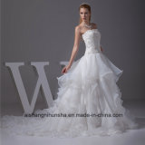 New Arrival Wedding Dress Robe Tulle Strapless Wedding Gown