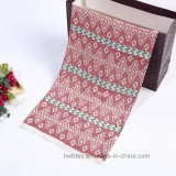 Fashion Printed Linen Cotton Scarf with Diamon Design (HWS37)