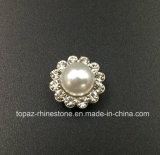 Hot Selling 9mm Crystal Rhinestone in Sewing on Pearl with Claw Setting Rhinestone (TP-9mm pearl round crystal)