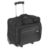 Black Executive Roller Bag Wheels Computer/Laptop Waterproof Trolley Travel Bag