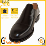 Full Grain Leather &Leather Sole Black Office Shoes