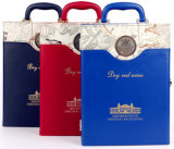 High Quality Leather Drink Boxes with Handle