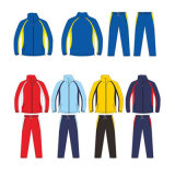 Custom Sublimation Tracksuit Warm up Suit Jacket and Pants with Low MOQ