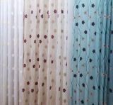 Home Window Curtain Embroider Sheer Panel-Flower