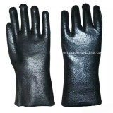 Black Non-Slip PVC Coated Working Gloves