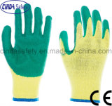 Latex Coated Construction Work Safety Gloves