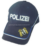 Custom High Quality Peak Cap with 3D Embroidery for Policemen