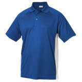 New Design Polo Shirt with Custom Logo with Panel Polyester Polo T Shirt (PS227W)