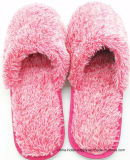 Soft Plush Comfortable Indoor Slipper with High Quality Rubber Sole