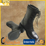 Black Genuine Cow Leather Cheap Military Ranger Defender Combat Boot