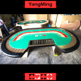 Casino Luxury Gold Color Poker Table Factory Custom Upgrade Gambling Table with 8 Player of 2.8 Meter (YM-BA09)