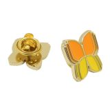 Wholesale Souvenir Customized Butterfly Metal Pin Button Badge