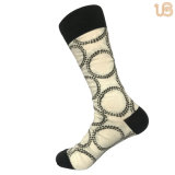 Men's Big Round Pattern Cotton Causal Sock