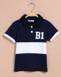 Classic Wide Stripe Short Sleeve Polo for Chilren