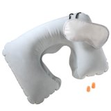 OEM New Design Inflatable Music Travel Pillow