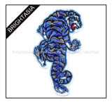 Custom Special Shape Embroidery Patch / Cool Tiger Patch (BYH-1003)