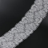 White Net Eyelash Ribbons Lace Fabric
