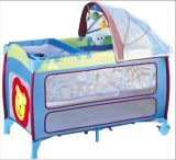 European Standard Portable Baby Bed with Canopy and Mosquito Net
