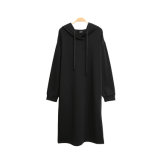 Wholesale Custom Women Blank Slim Fit Long Sleeve Hoodie Dress