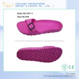 Simple Pink EVA Women Light Slippers with Adjustable Upper
