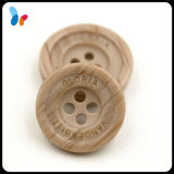 Imitation Wood Resin 4 Holes Button for Shirts