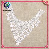 Knitted African Bridal Flower Pattern Organza Lace