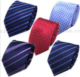 OEM Jacquard Striped Necktie Polyster Neck Tie for Business Suit