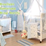 BBS208 European Luxury Quilted Newborn Baby Bedding Set Crib Boy Supplies, Bedding Sets 100%Cotton