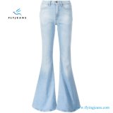 Denim Blue Stretch Boot-Cut Fashion Women Jeans