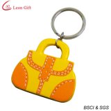 Stitching Personalize Leather Bag Shaped Keychain
