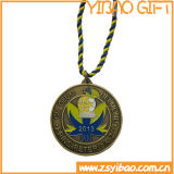 Promotion Soft Enamel Medal with Custom Ribbon (YB-MD-55)