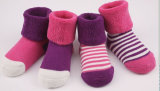 Baby's 100 Cotton Loose Cuff Winter Baby Socks
