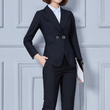 Western Style Formal Office Coat Pant Business Suits for Ladies