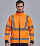 2017 High Visibility Safety Softshell Jacket Workwear