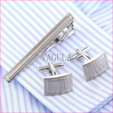 VAGULA Laser De Corbata Business Tie Bar Brass Tie Pin Cufflinks Tie Clip Set 36
