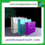 Customized Fashion Design Paper Gift Carrier Handbags Shopping Bag