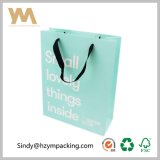 High-Grade White Paper Custom Clothing Packaging Bag Wholesale