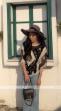 Ladies Blouses Hollow out Casual Lace Shirts Crop Top Clothing