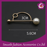 Scarf Buckle Pearl Decorative Needle Button Brooch Pin Wedding Accessories