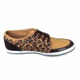 Best-Selling Loafer Leopard Pattern Custom Casual Canvas Shoes for Men