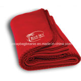 Promotional Blanket, Micro Fleece Blanket with Embroidery Logo
