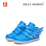 Footwear Fashion Charge LED Light Sports Shoes for Boys Girls Kids