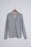 Spring V-Neck Knit Men Cardigan with Button